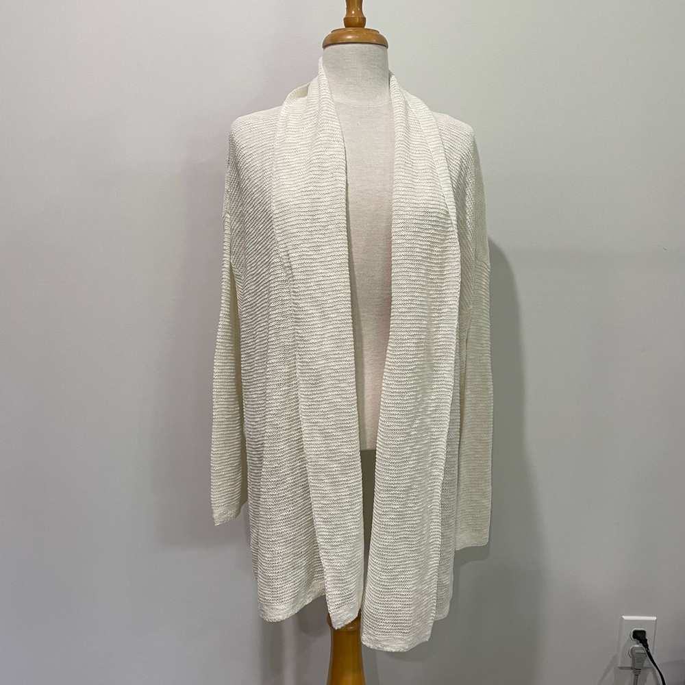 Woven cardigan